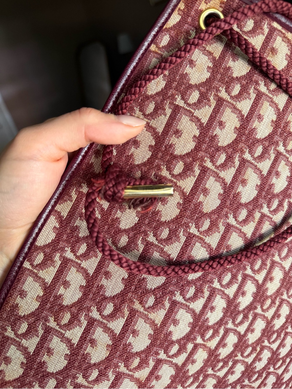 Vintage 1980s Dior Tote Bag - Picture 7 of 7
